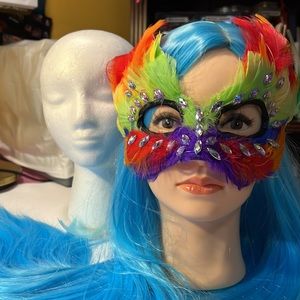 New Fairy Feathered Mask